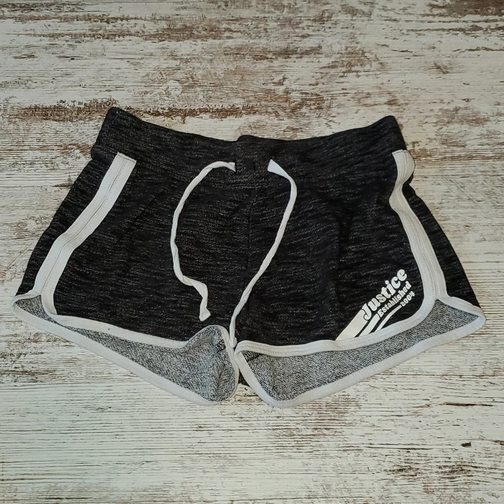 Justice active shorts size 10